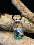 Dichroic Collection: Large Rectangle Pendant Necklace