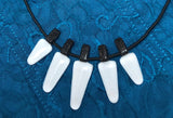 LBD Collection: Multi-Piece Fused Glass Triangle Necklace